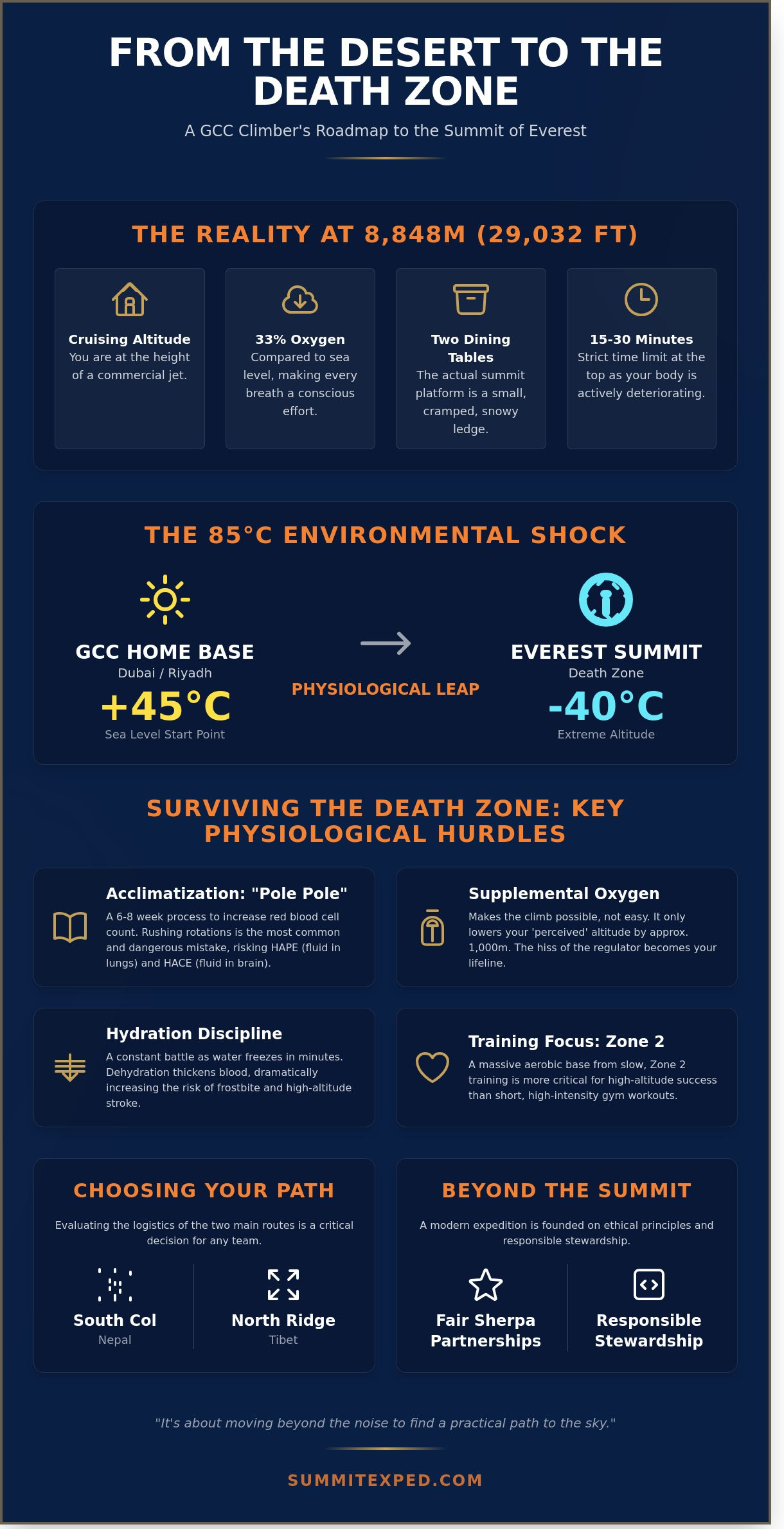 The Top of Mount Everest: A Leader’s Guide for Dubai & GCC Adventurers (2026)